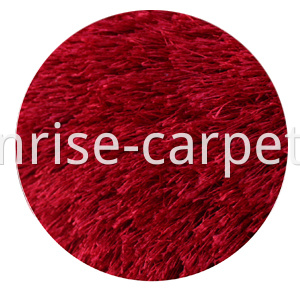 Viscose Shaggy Lone pile Red